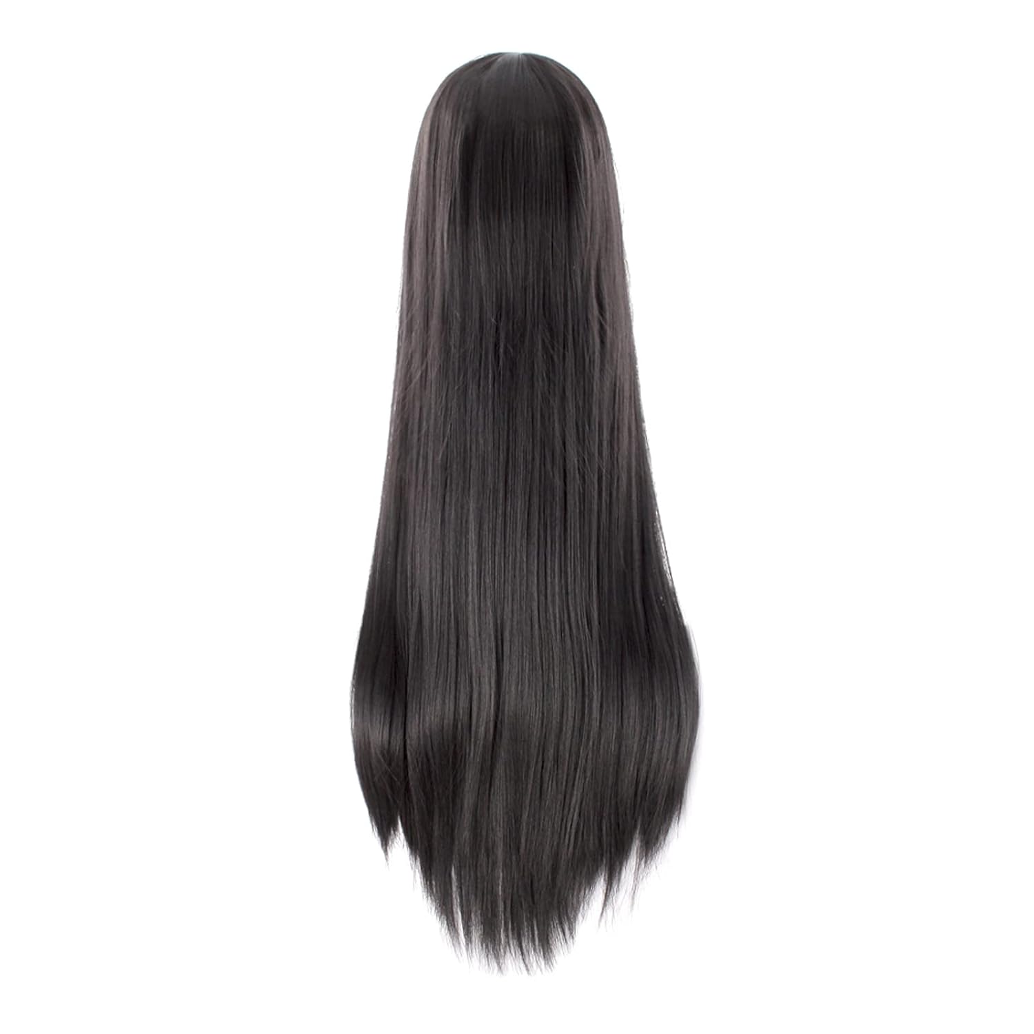40 Inch/ 100 cm Carve Long Straight Cosplay Wig Anime Costume Party Wig (Black) Brand